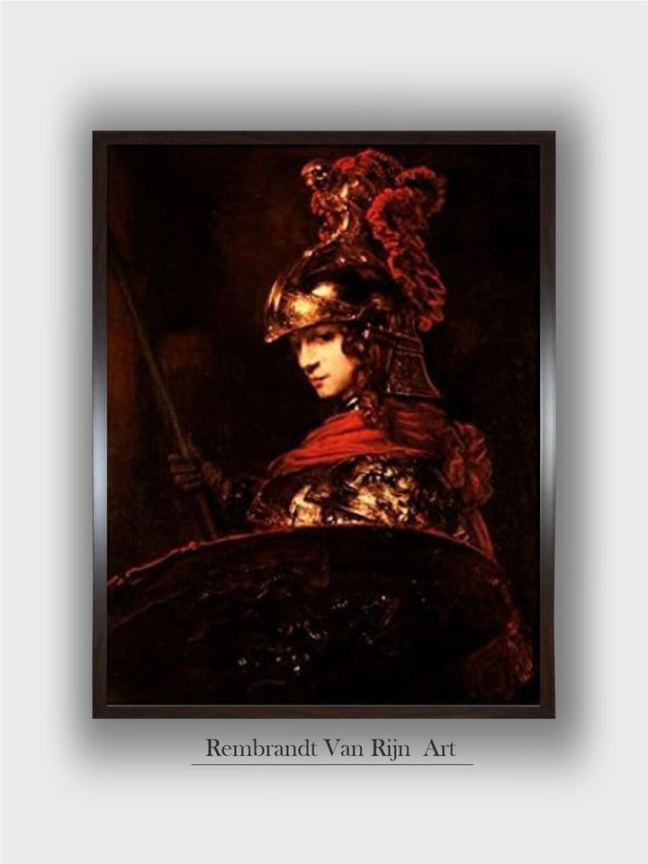 "Red  Brown Wooden Painting Wall Art''