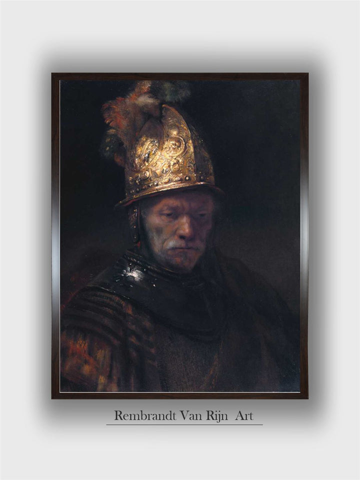 "Beige  Black The Head of Christ Wooden Framed Canvas Painting Wall Art''