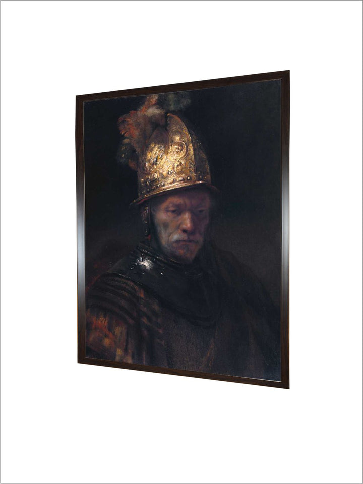 "Beige  Black The Head of Christ Wooden Framed Canvas Painting Wall Art''