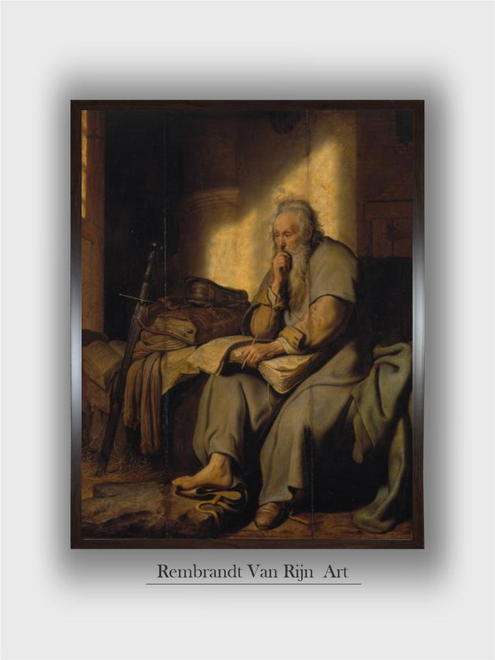 The Apostle Paul in Prison, 1627 by Rembrandt Van Rijn