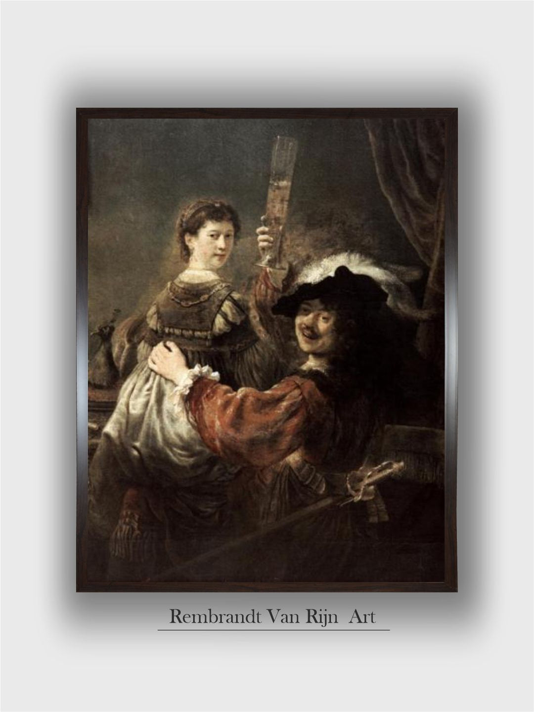The Prodigal Son in the Tavern' (Rembrandt and Saski), C1635 by Rembrandt Van Rijn