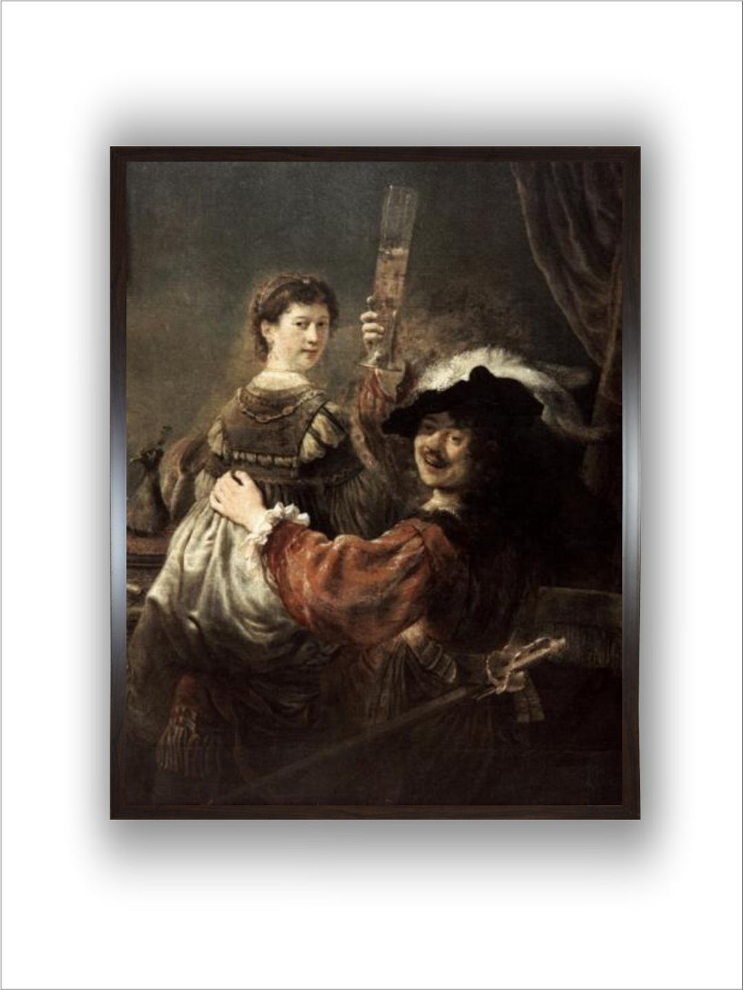 The Prodigal Son in the Tavern' (Rembrandt and Saski), C1635 by Rembrandt Van Rijn