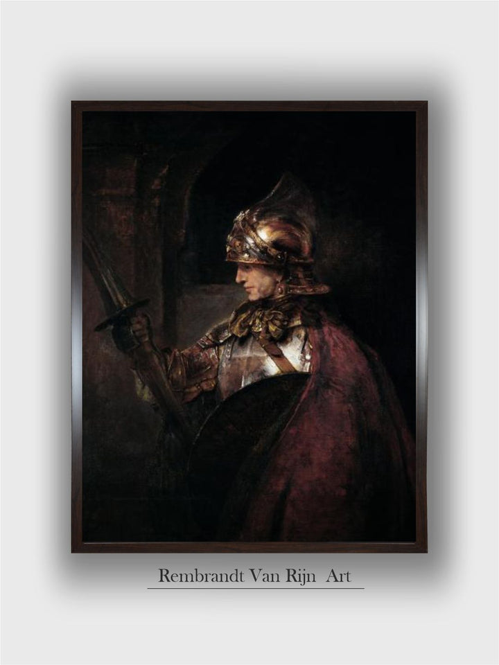 A Man in Armour, 1655 by Rembrandt Van Rijn