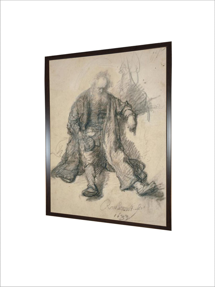 The drunken Lot by Rembrandt Van Rijn