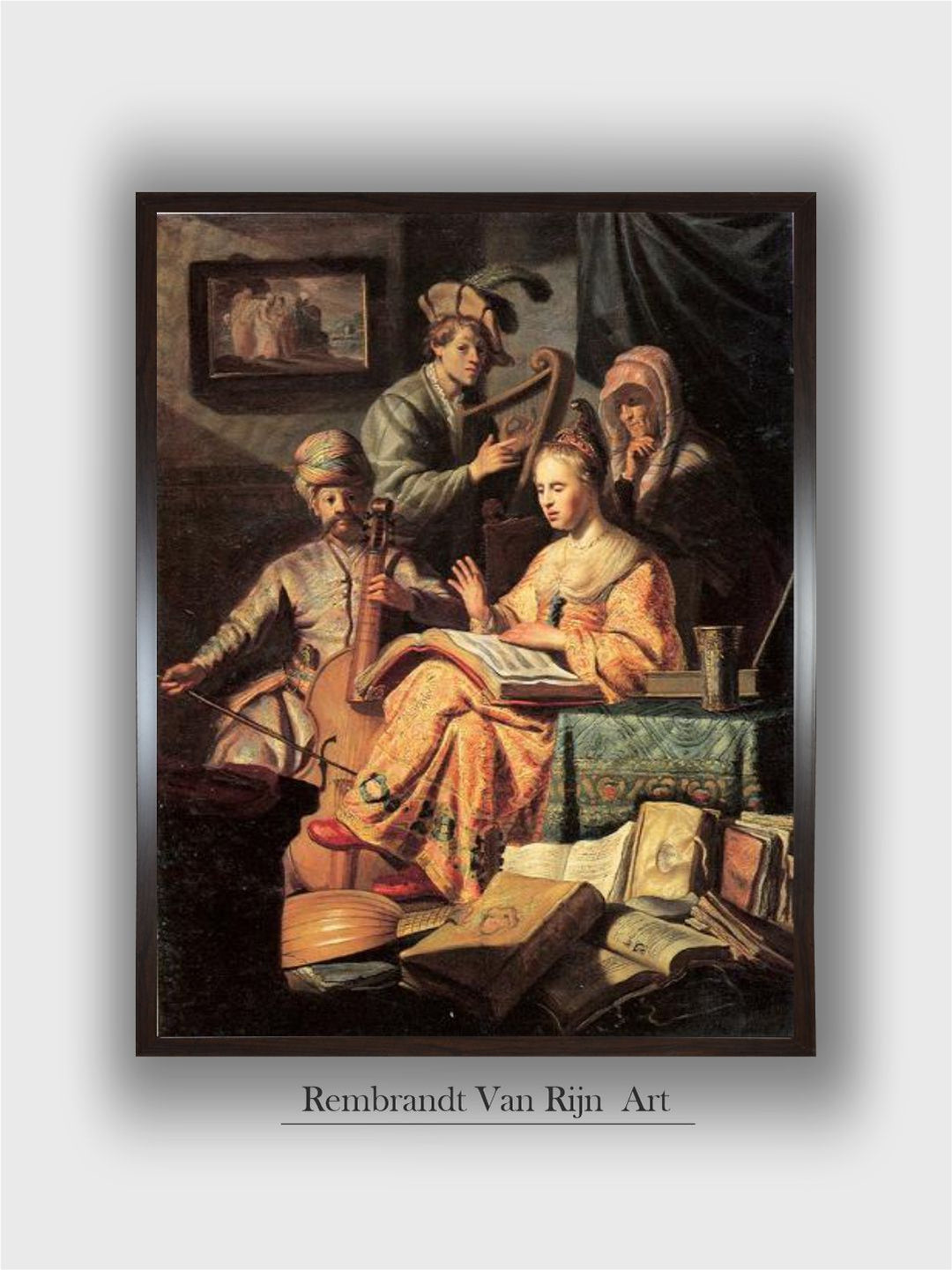 Allegory of Music, 1626 by Rembrandt Van Rijn