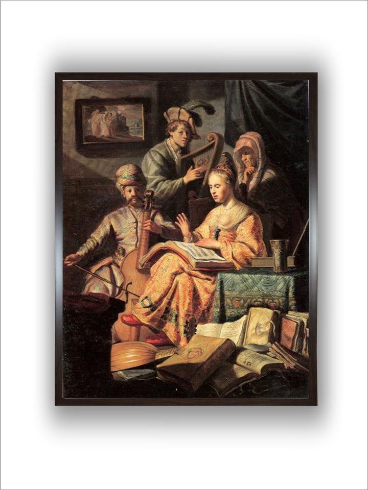 Allegory of Music, 1626 by Rembrandt Van Rijn