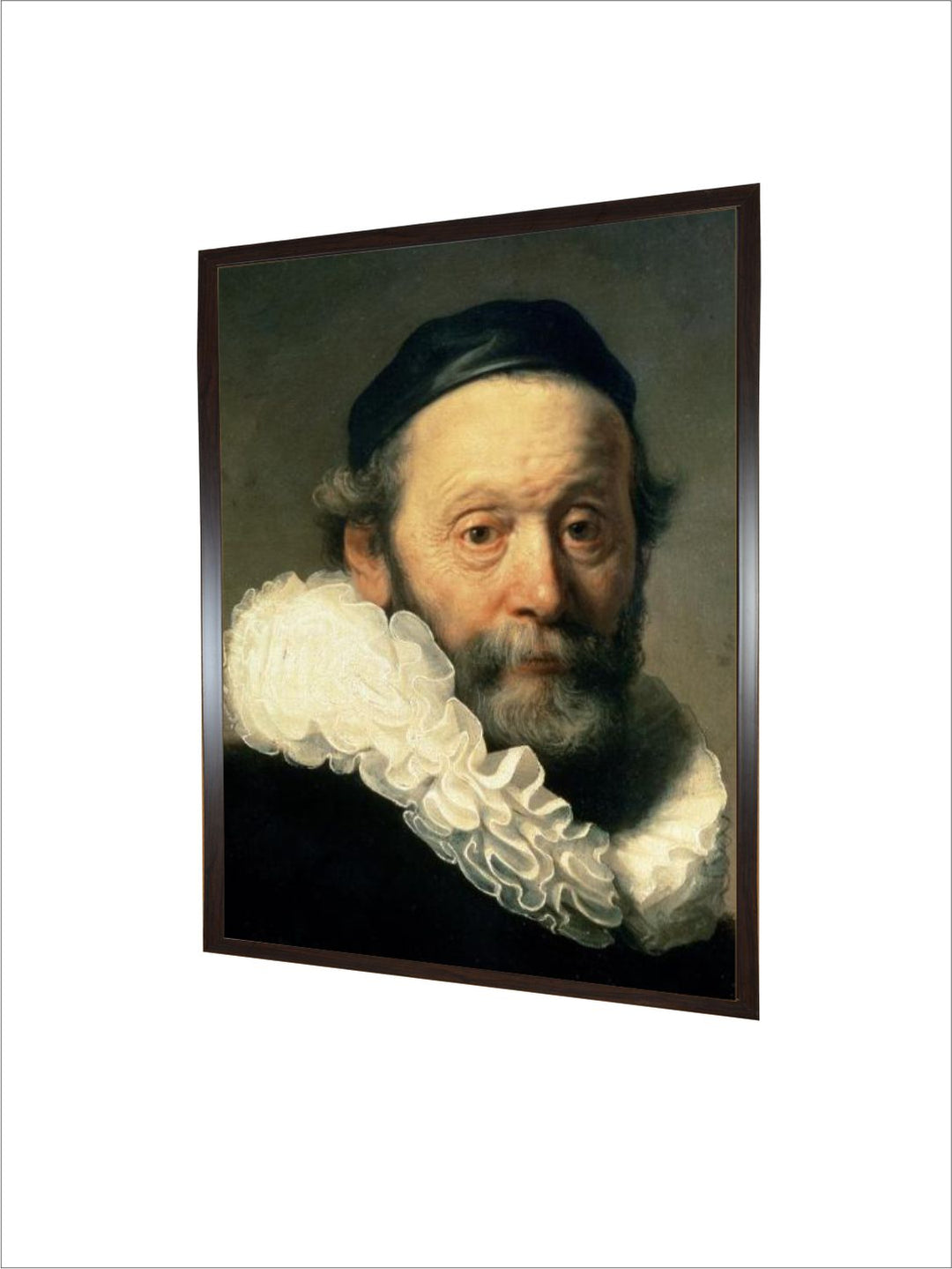 "Black  White Portrait of Johannes Uyttenbogaert Canvas Painting Wall Art''