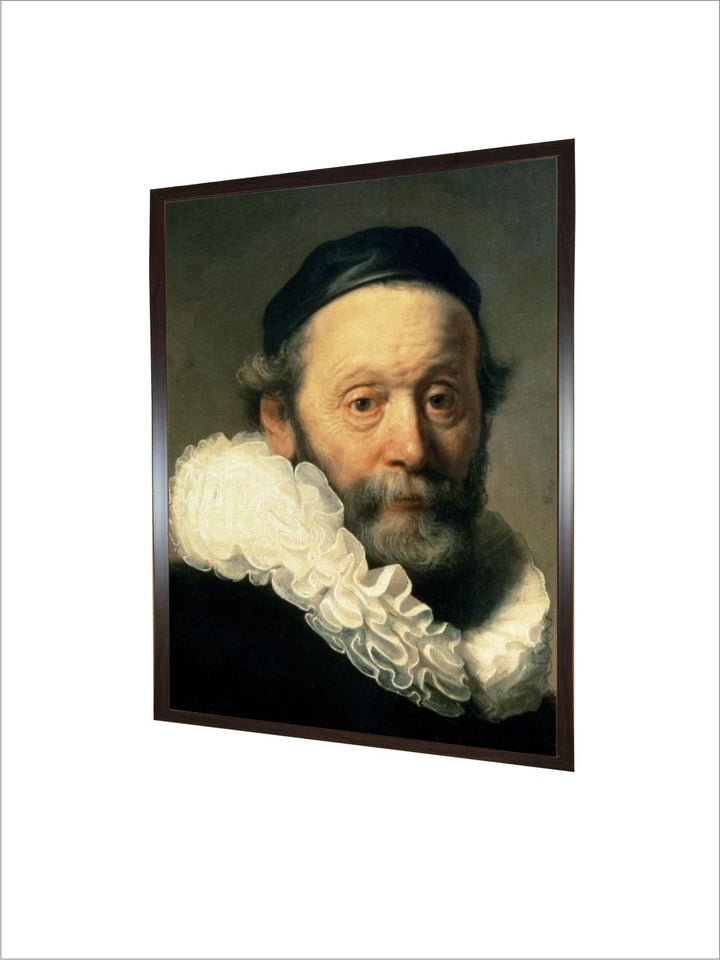 Portrait of Johannes Uyttenbogaert by Rembrandt Van Rijn