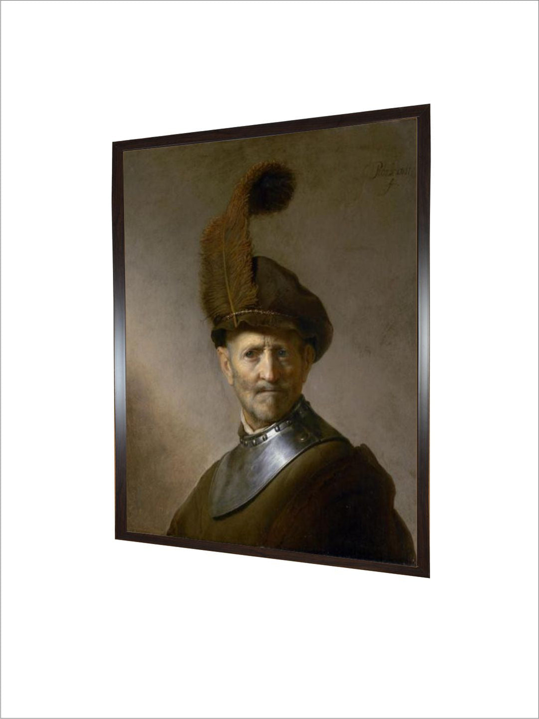 An Old Man in Military Costume , C.1630 by Rembrandt Van Rijn