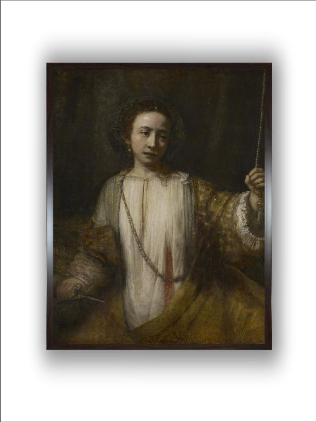 Lucretia, 1666 by Rembrandt Van Rijn