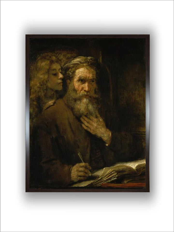 der Hl,Matthaeus Und der Engel, 1661 by Rembrandt Van Rijn