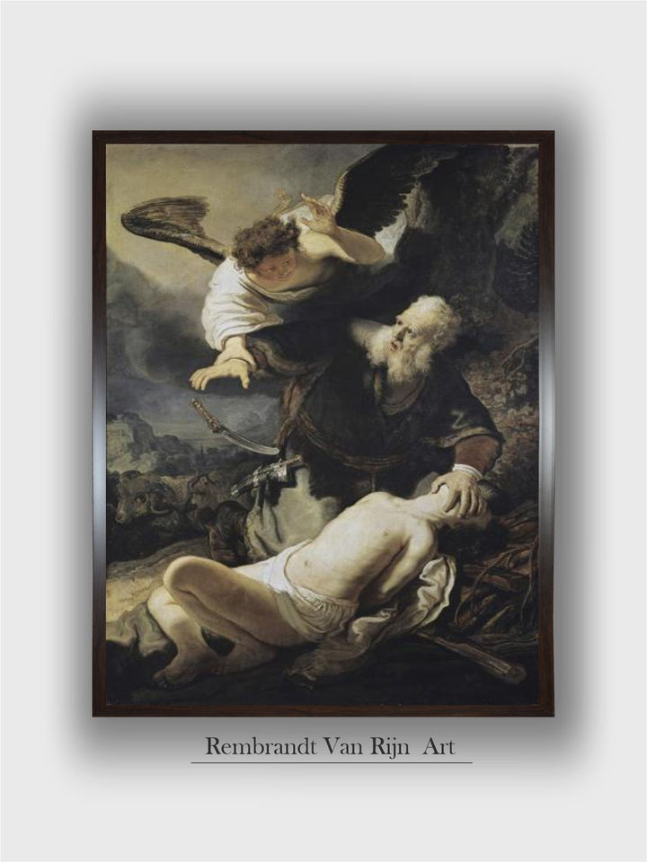 The Sacrifice of Isaac by Rembrandt Van Rijn