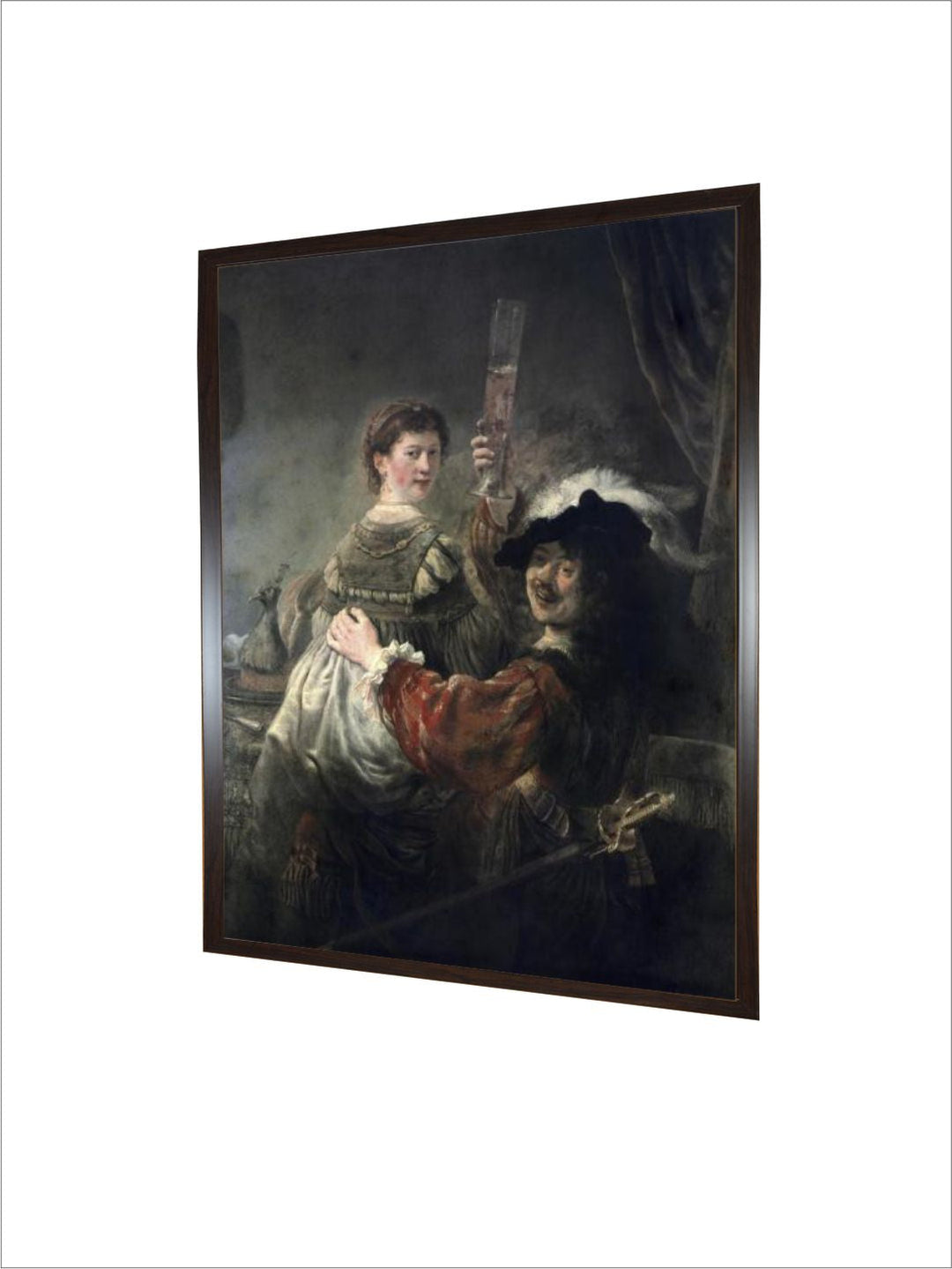 Prodigal Son in the Tavern (Rembrandt and Saskia by Rembrandt Van Rijn