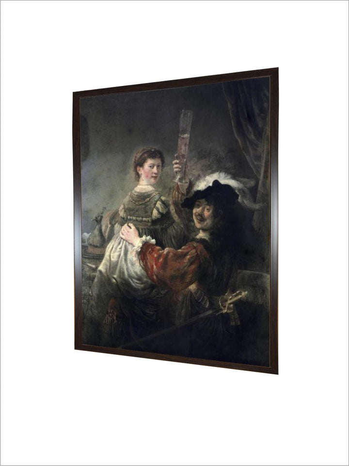 Prodigal Son in the Tavern (Rembrandt and Saskia by Rembrandt Van Rijn