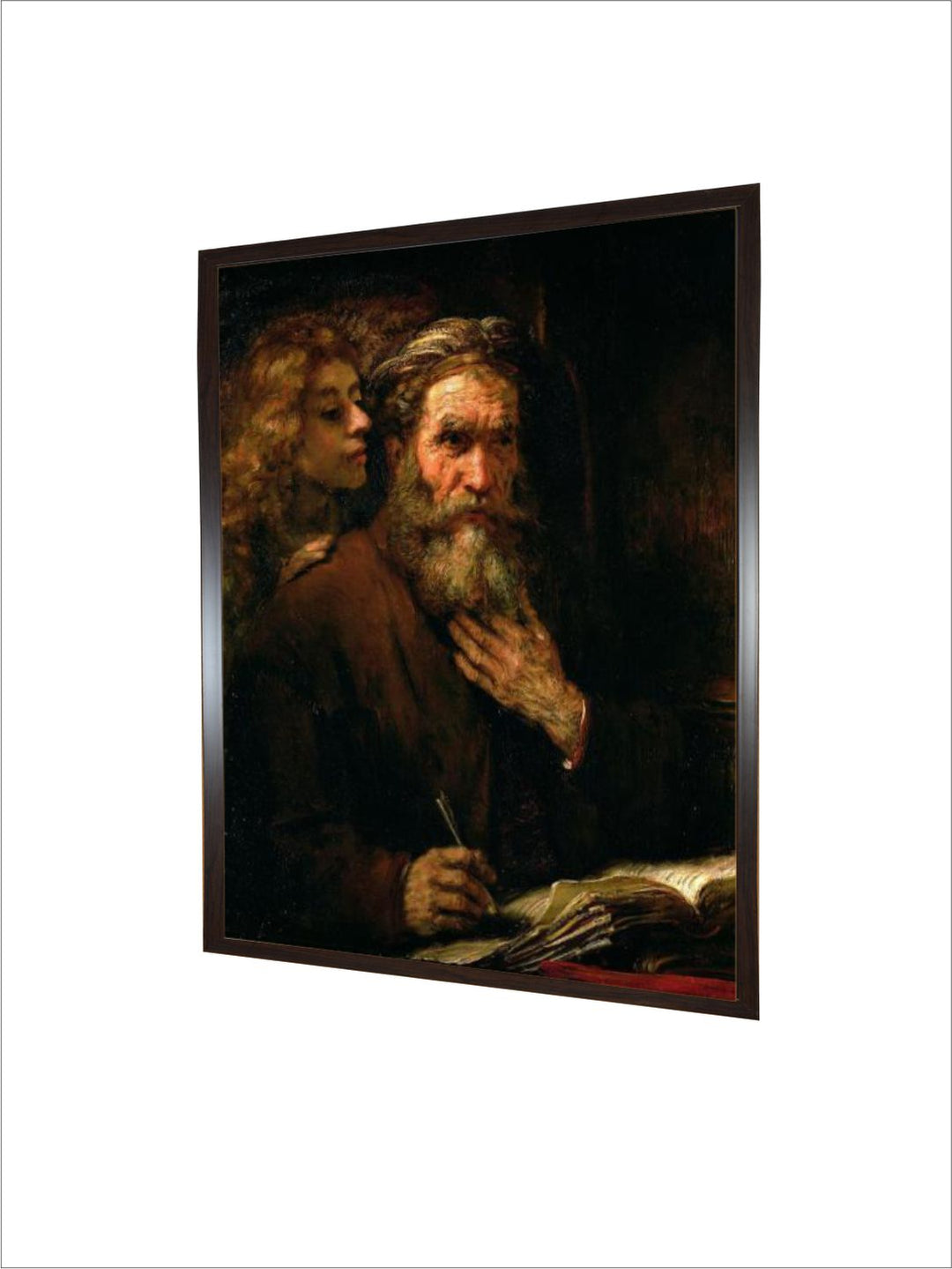 St. Matthew and the Angel, 1655-60 by Rembrandt Van Rijn