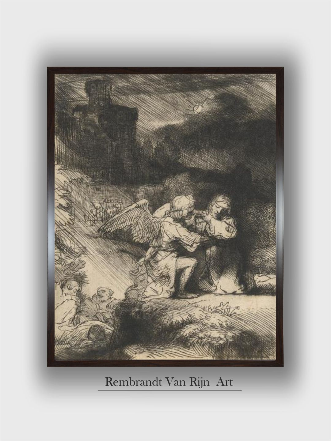 The Agony in the Garden, C.1657 by Rembrandt Van Rijn