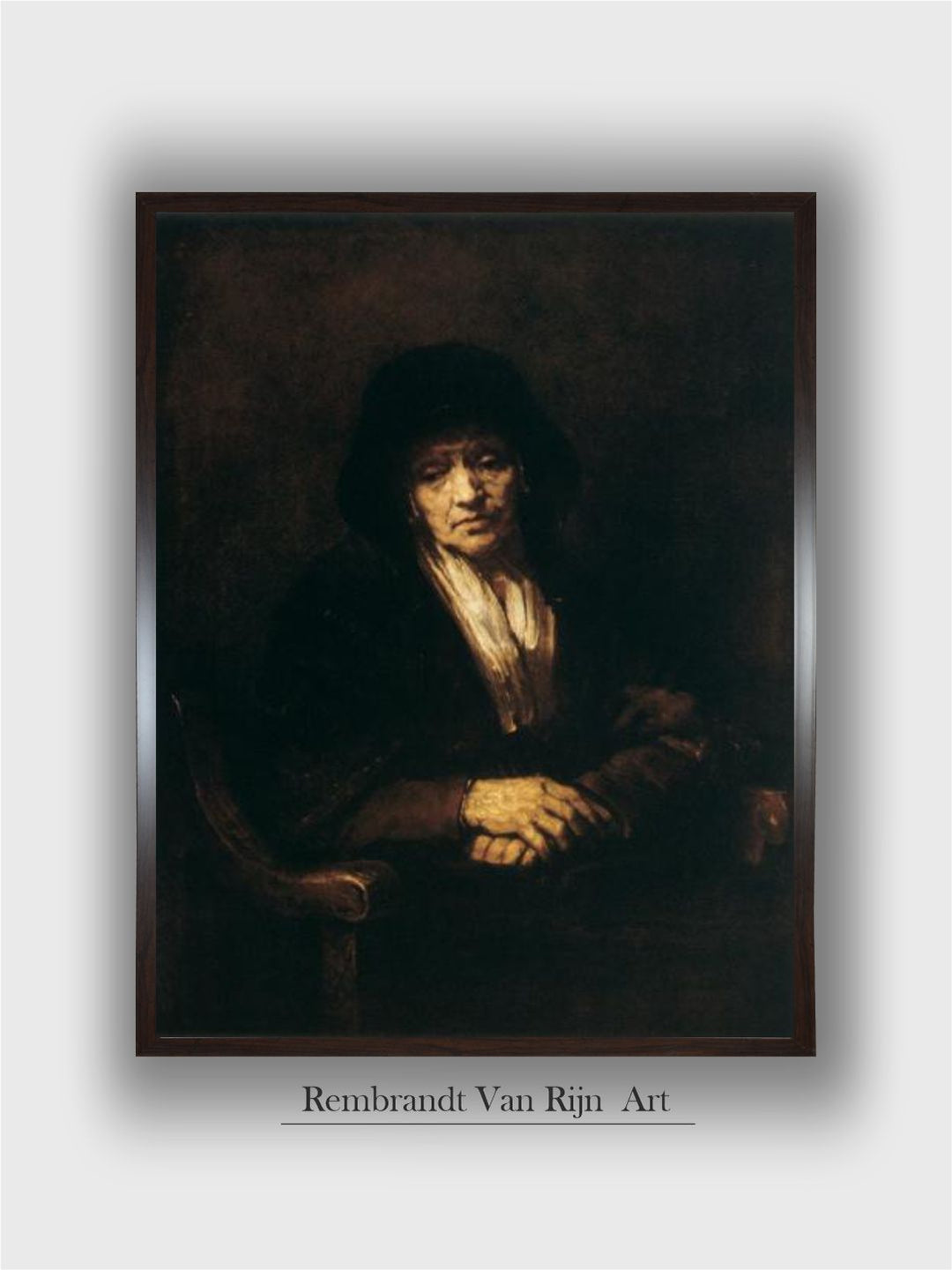 Portrait of an Old Woman, 1654 by Rembrandt Van Rijn