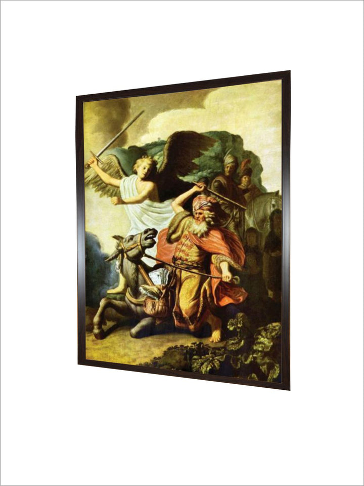 Prophet Balaam and the donkey by Rembrandt Van Rijn
