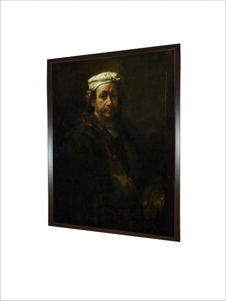 Self-Portrait with Easel, 1660 by Rembrandt Van Rijn