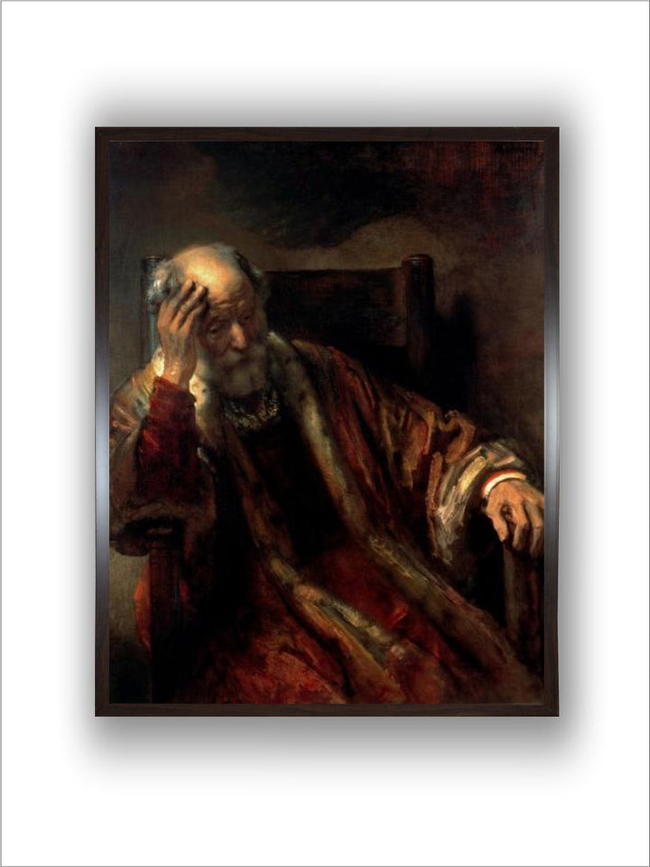 An Old Man in an Armchair, 17th Century by Rembrandt Van Rijn