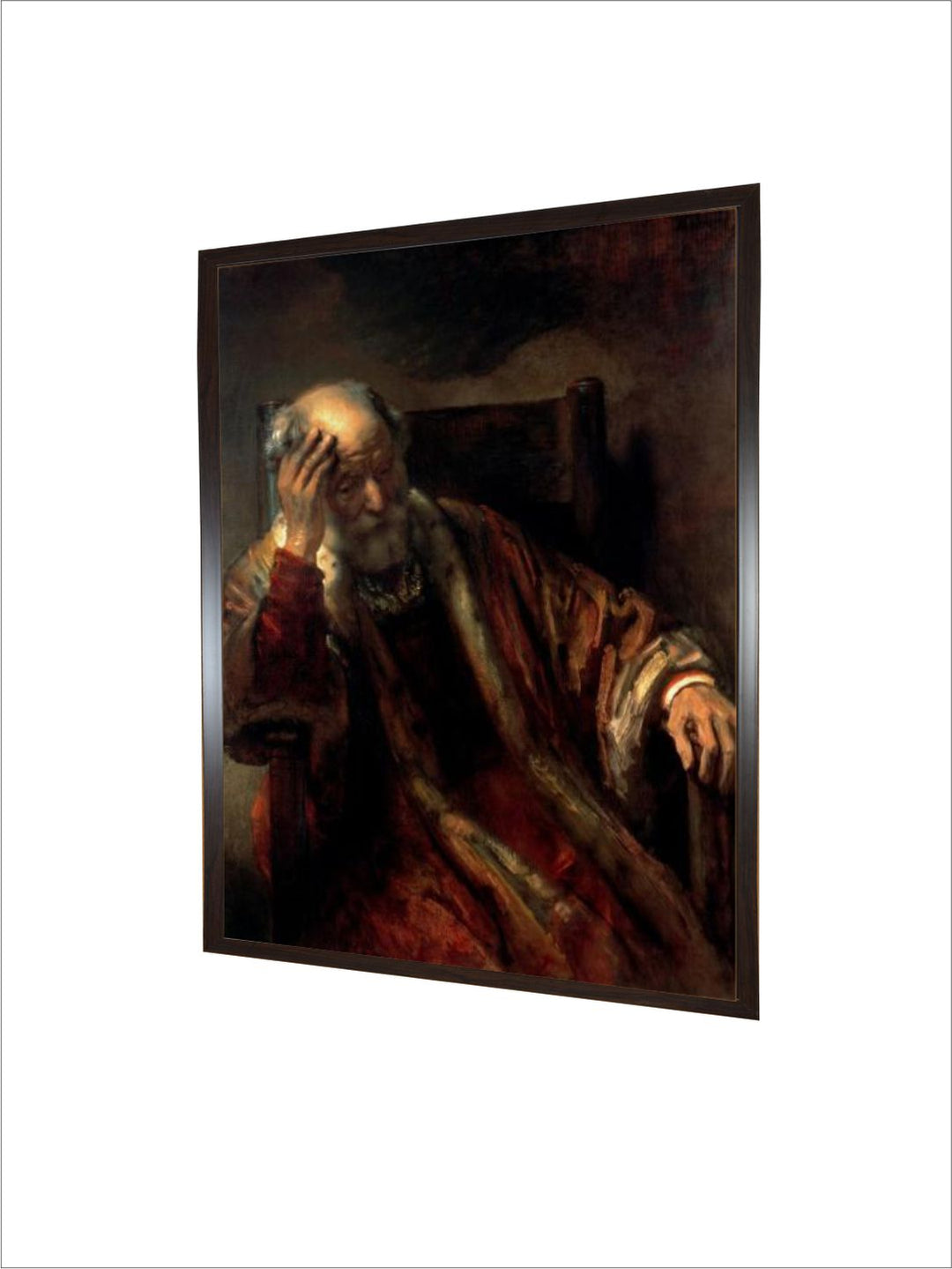 An Old Man in an Armchair, 17th Century by Rembrandt Van Rijn