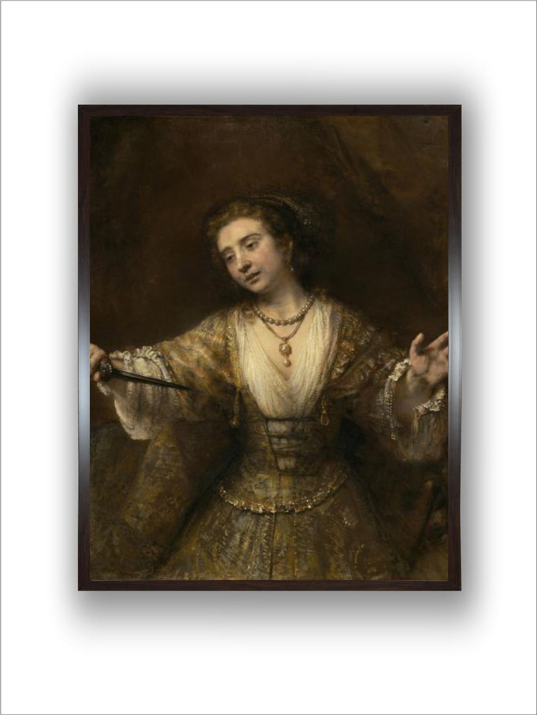 Lucretia, 1664 by Rembrandt Van Rijn
