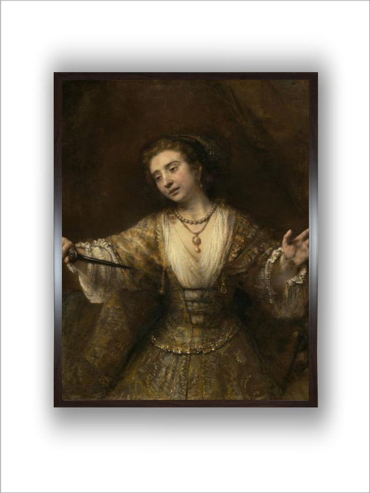 Lucretia, 1664 by Rembrandt Van Rijn