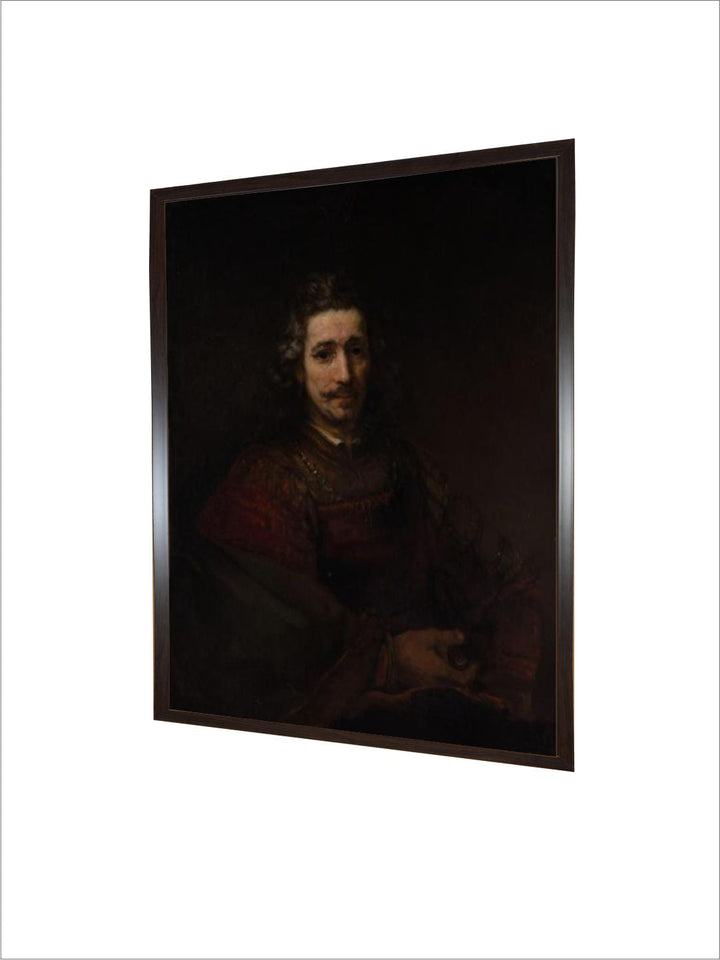 Man with a Magnifying Glass, c.1660 by Rembrandt Van Rijn