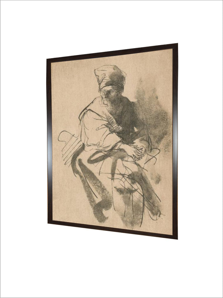 "Off White  Grey  Wooden Painting Wall Art''