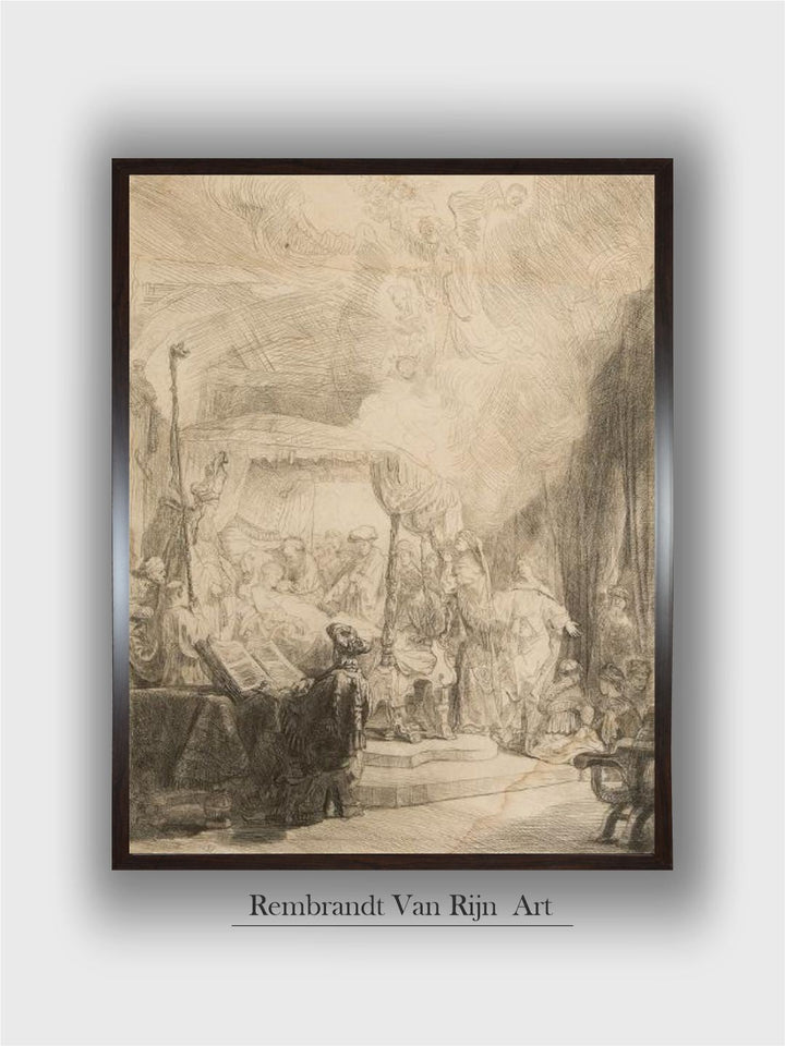 The death of the Virgin by Rembrandt Van Rijn