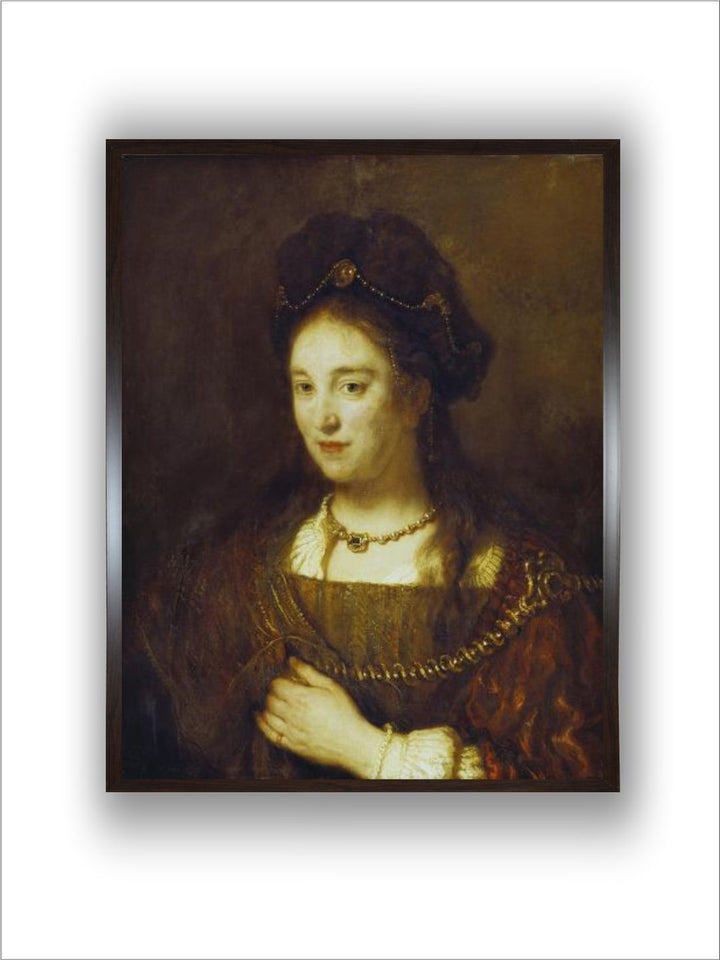 Saskia, the Wife of Rembrandt, 1643 by Rembrandt Van Rijn