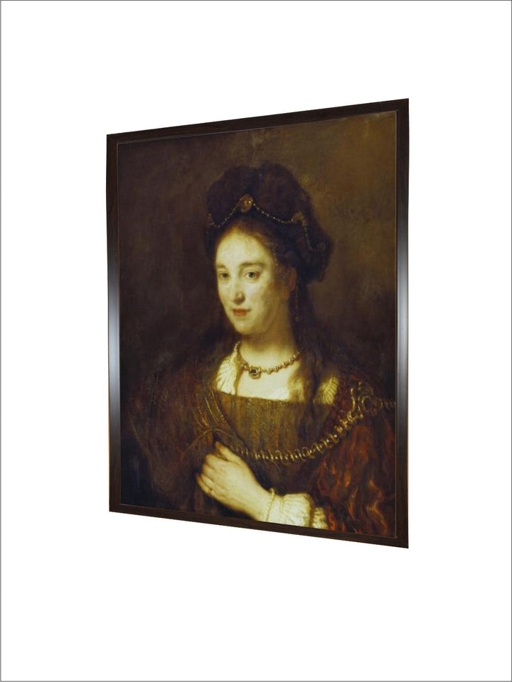Saskia, the Wife of Rembrandt, 1643 by Rembrandt Van Rijn