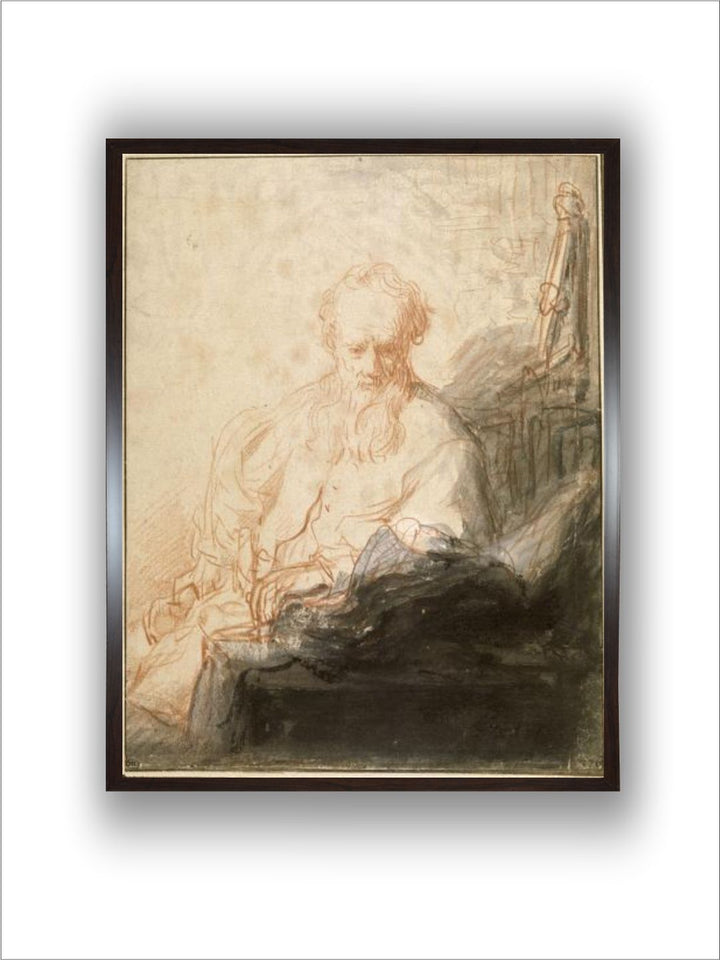L'Apôtre saint Paul méditant by Rembrandt Van Rijn