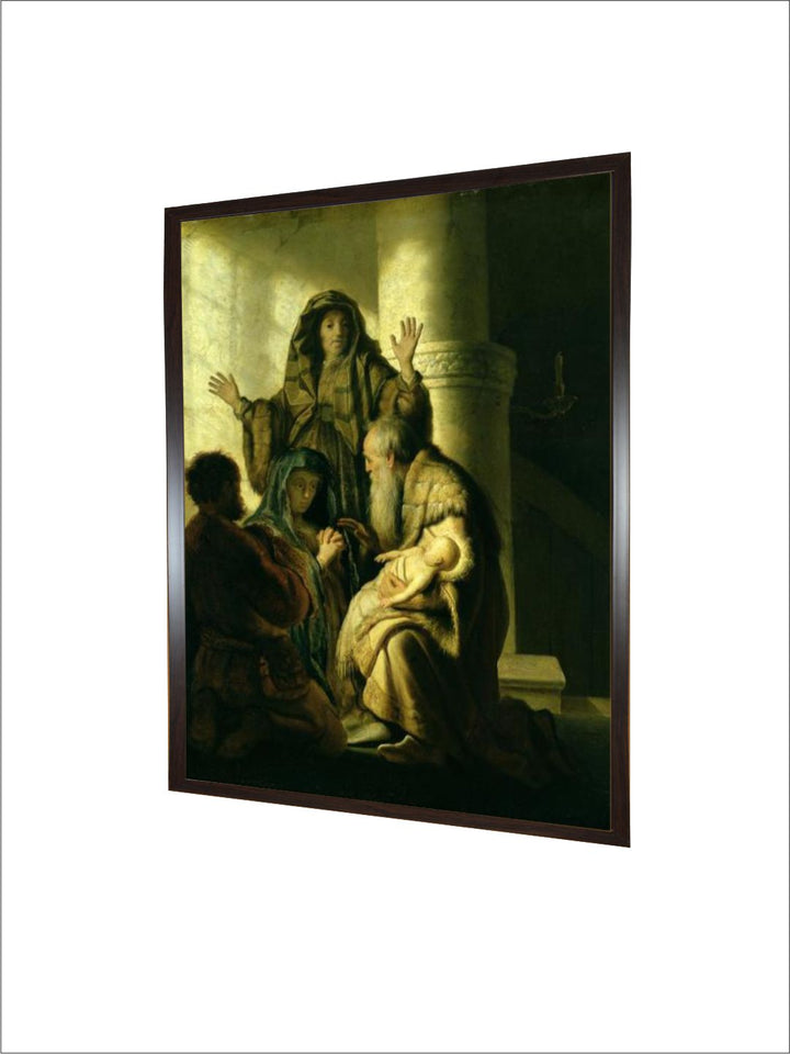 "BlSimeon and Hannah in the Temple Wood Wall Paintings''
