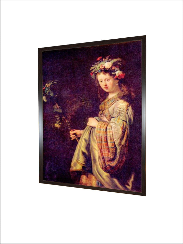 Flora (Portrait of Saskia as Flora) by Rembrandt Van Rijn