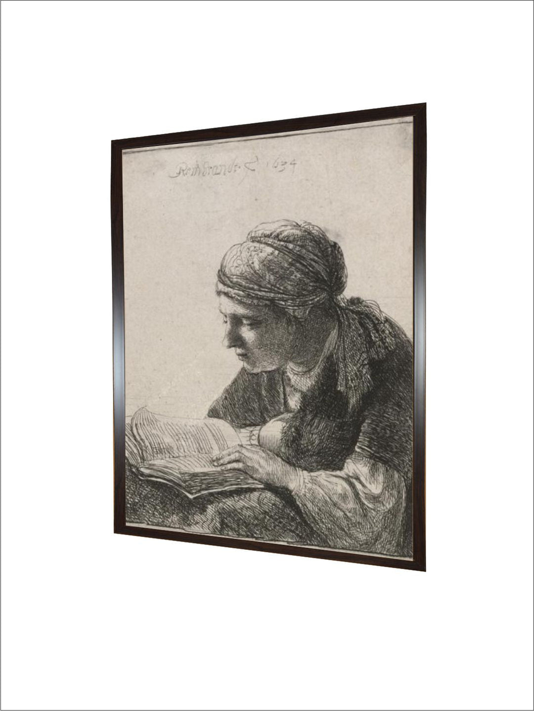 Woman Reading, 1634 by Rembrandt Van Rijn