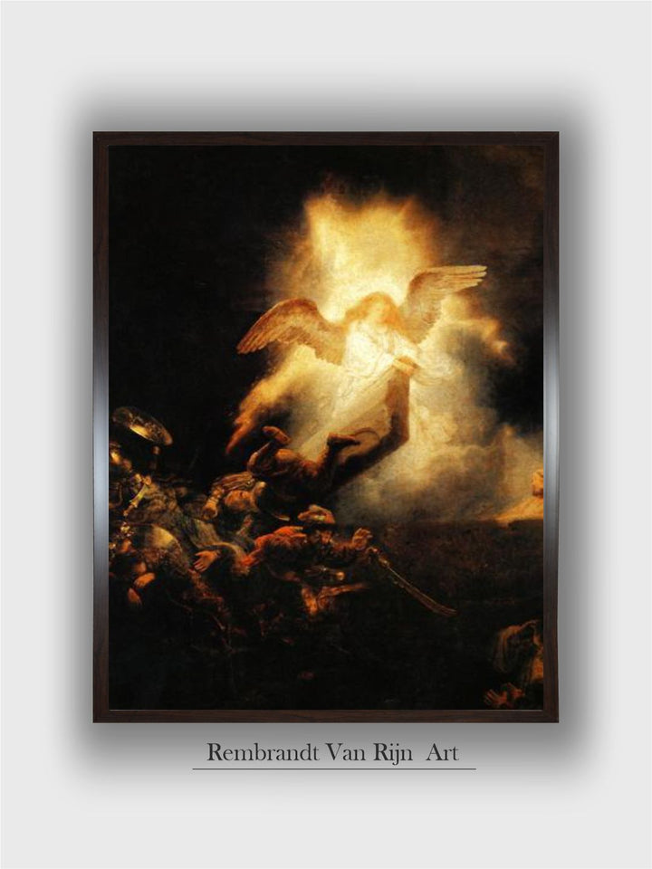 "Black  Beige Resurrection Wall Paintings''