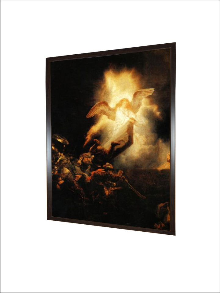 "Black  Beige Resurrection Wall Paintings''