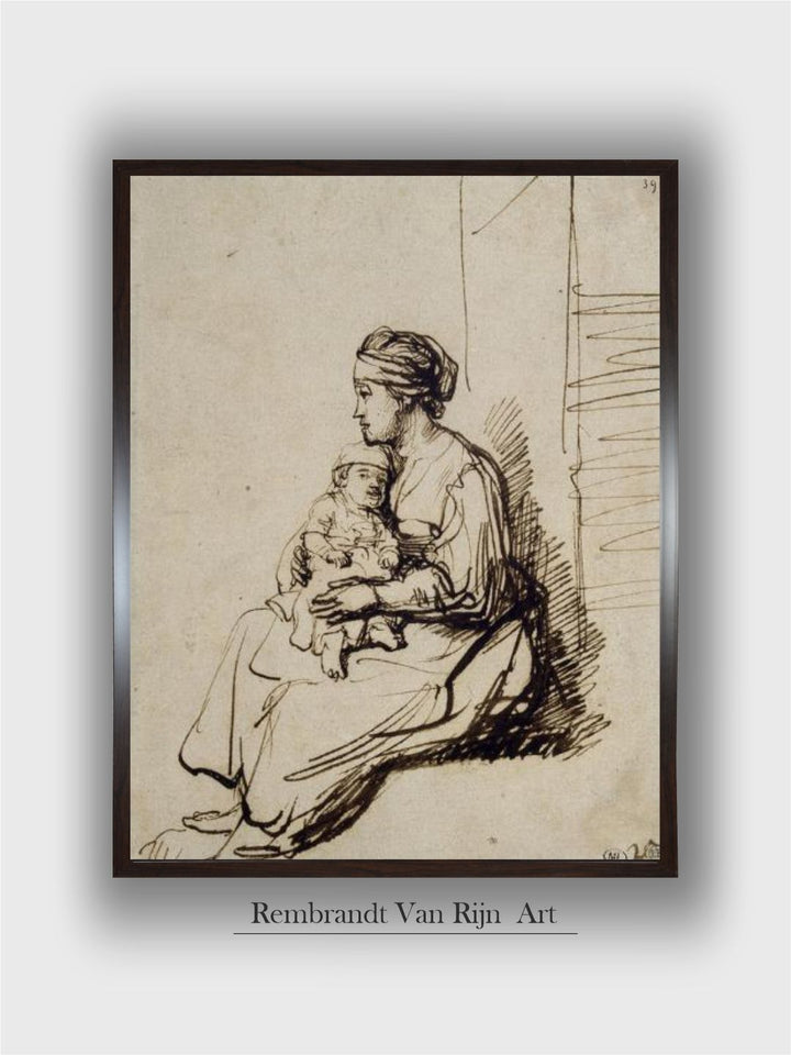"Beige  Brown Canvas Painting Wall Art''