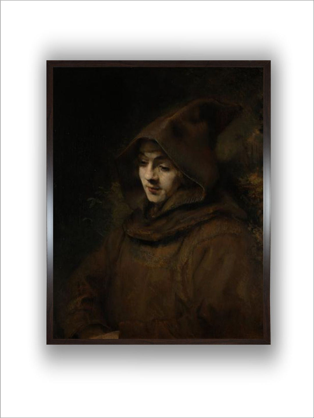 Rembrandts Son Titus in a Monks Habit by Rembrandt Van Rijn
