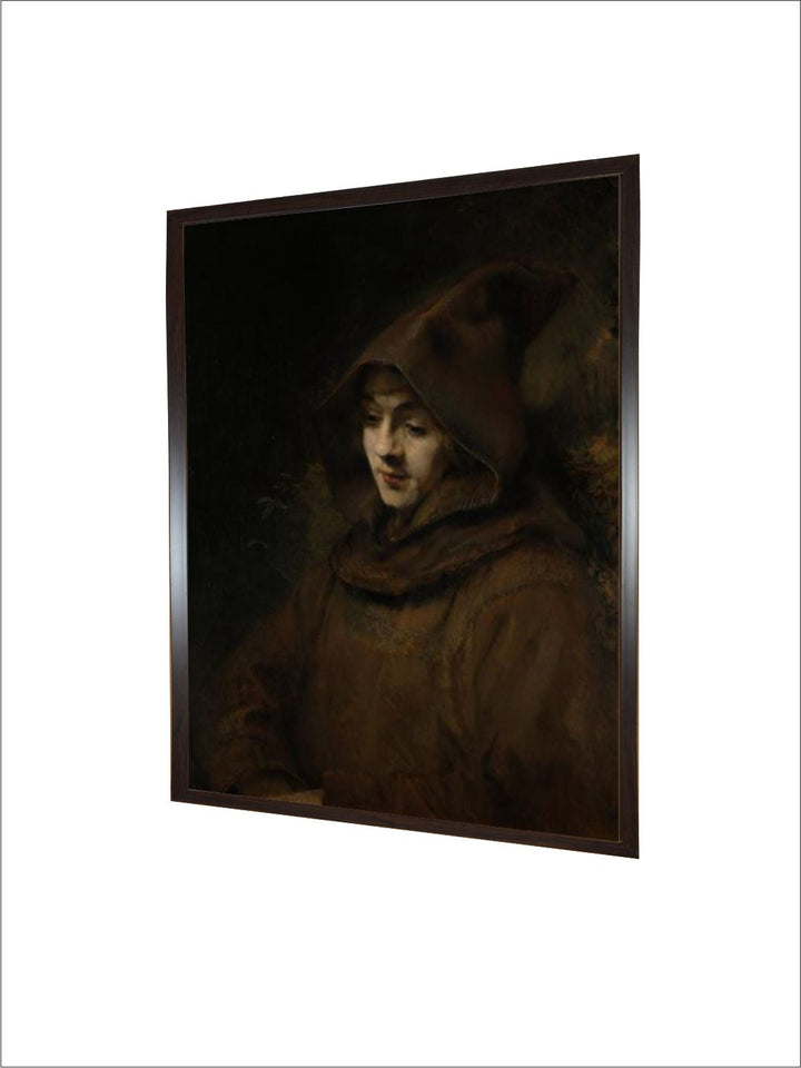 Rembrandts Son Titus in a Monks Habit by Rembrandt Van Rijn