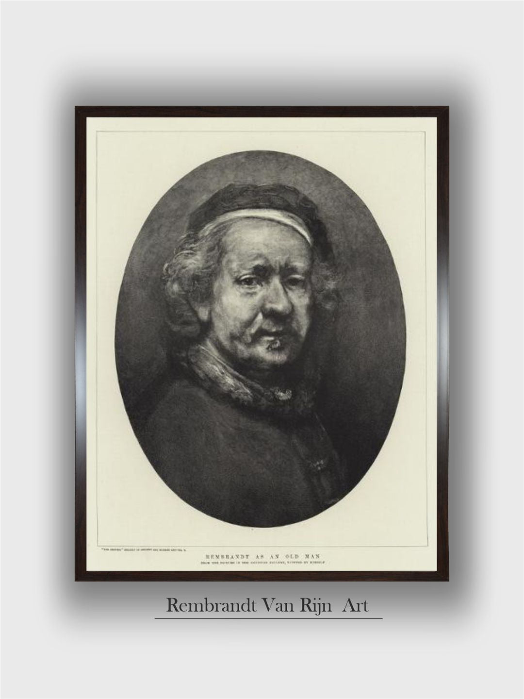 Rembrandt as an Old Man by Rembrandt Van Rijn