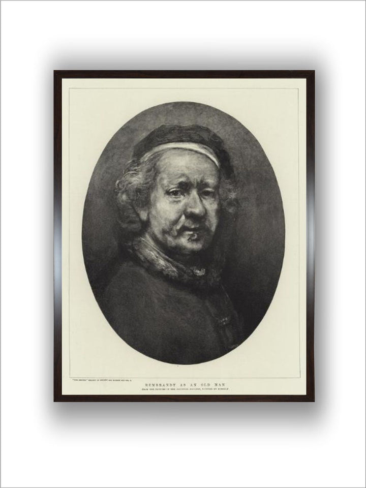 Rembrandt as an Old Man by Rembrandt Van Rijn