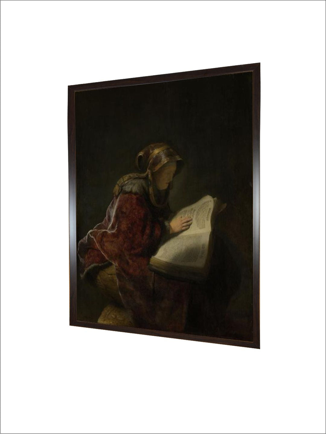 An Old Woman Reading, Probably the Prophetess Hannah, 1631 by Rembrandt Van Rijn