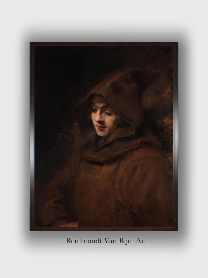 Titus as a Monk, 1660 by Rembrandt Van Rijn