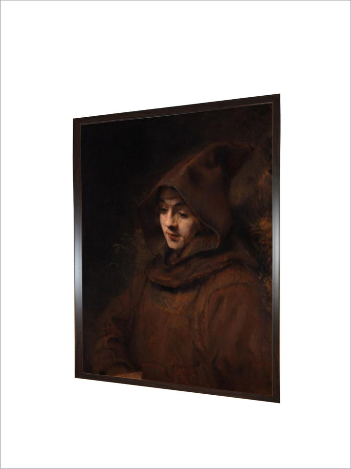 "Brown  Beige Wooden Painting Wall Art''