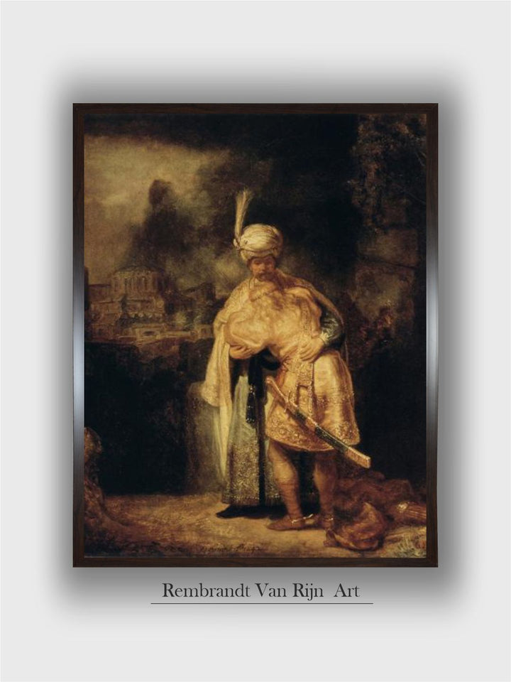 david and Jonathan, 1642 by Rembrandt Van Rijn