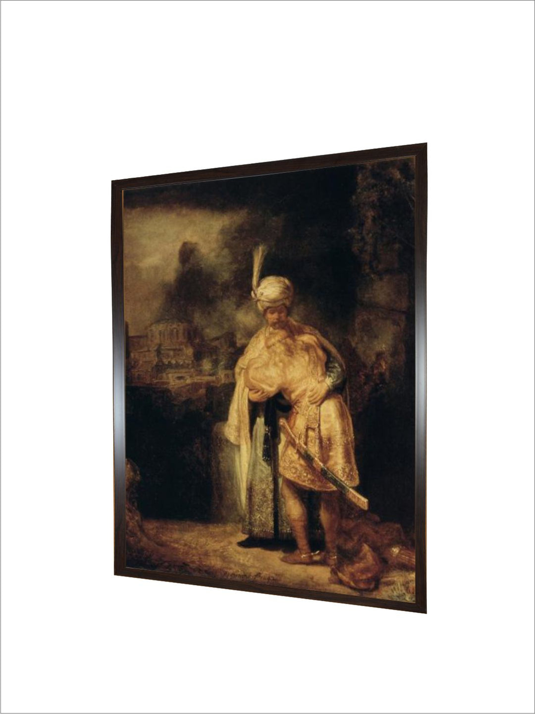 david and Jonathan, 1642 by Rembrandt Van Rijn