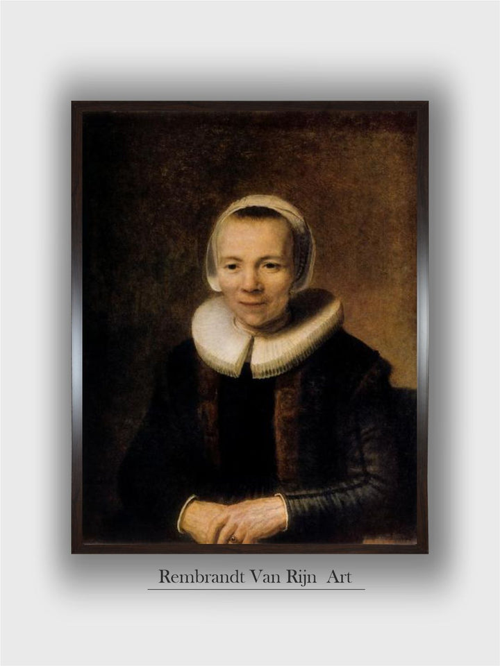 Portrait of Baertje Martens, 1649 by Rembrandt Van Rijn
