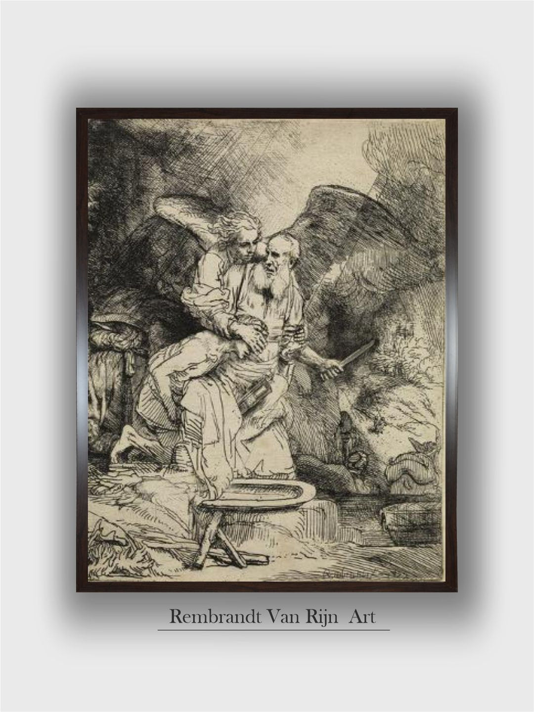 Abraham's Sacrifice, 1655 by Rembrandt Van Rijn